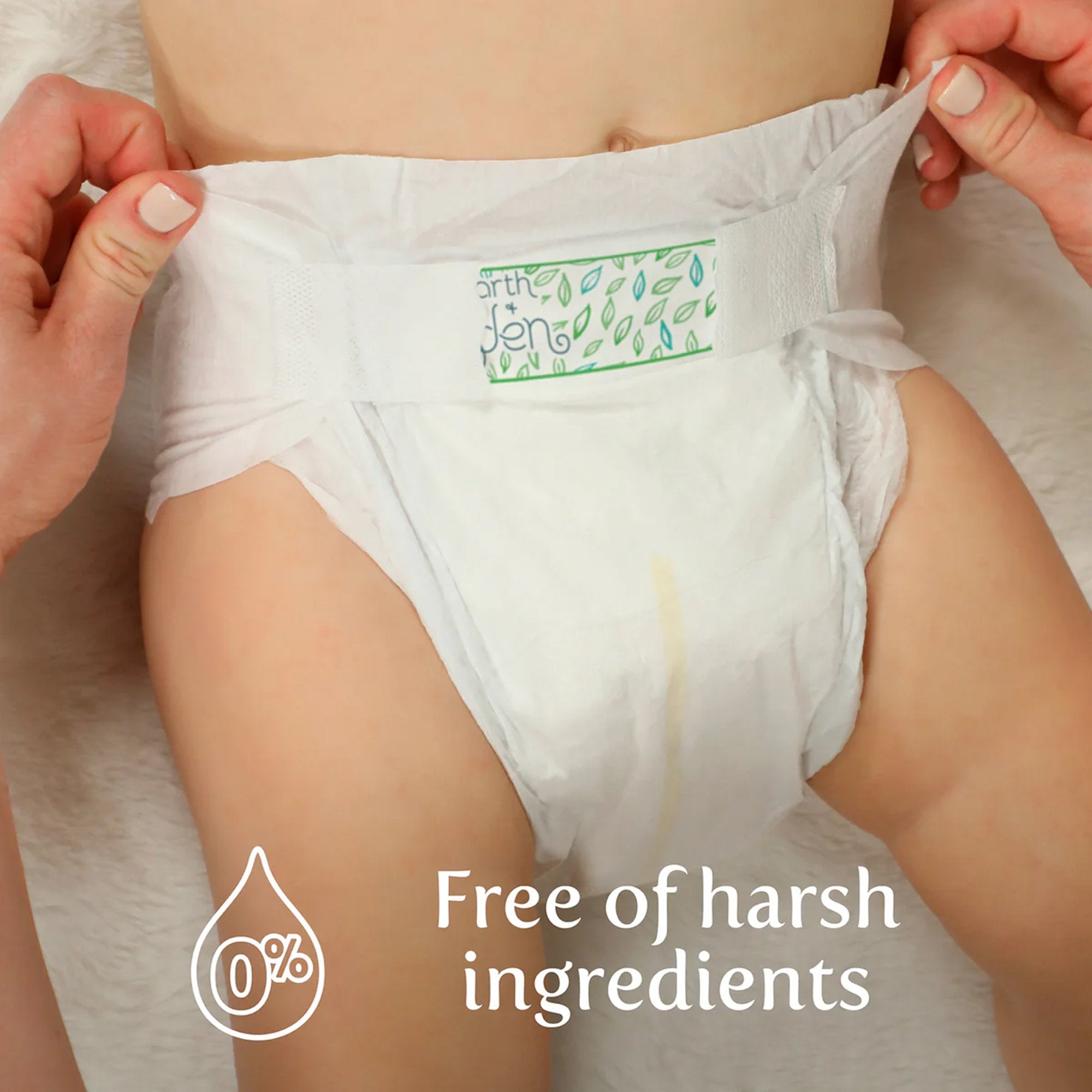 Earth & Eden Sensitive™ Baby Diapers, Size 6 for Babies Weighing 35 lbs. or More 10008050