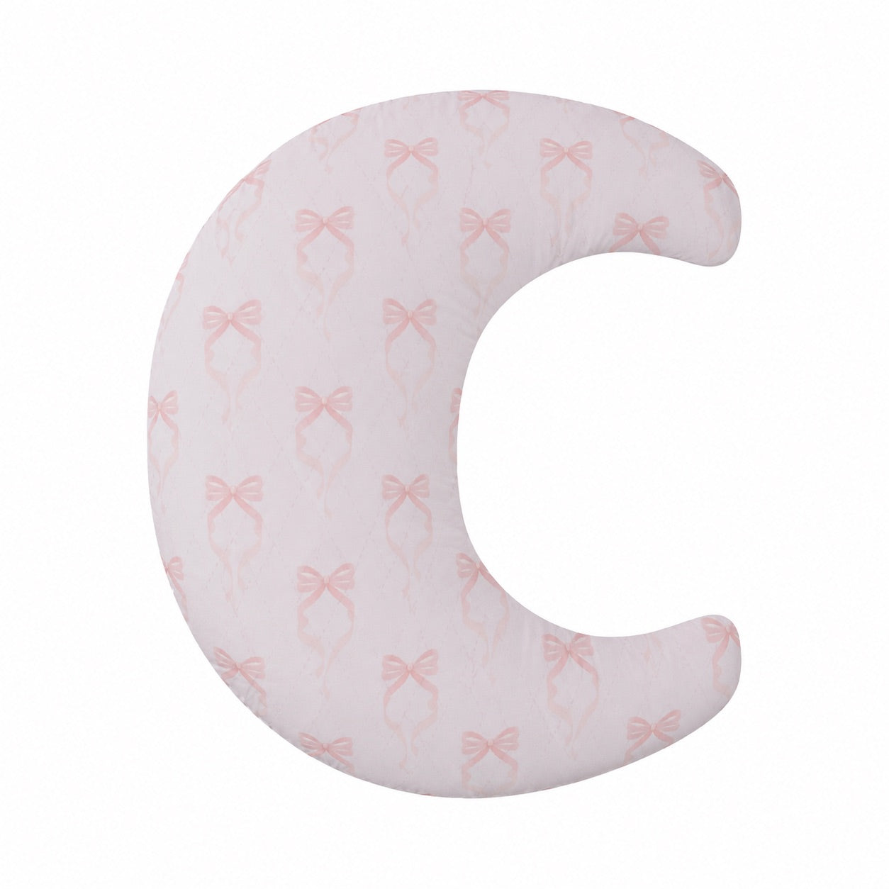 Beige Gingham Ruffle Nursing Pillow Cover