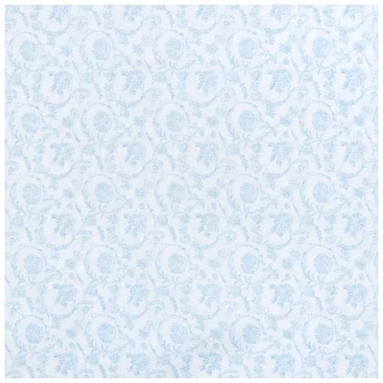 Blue Chinoiserie Ruffle Nursing Pillow Cover