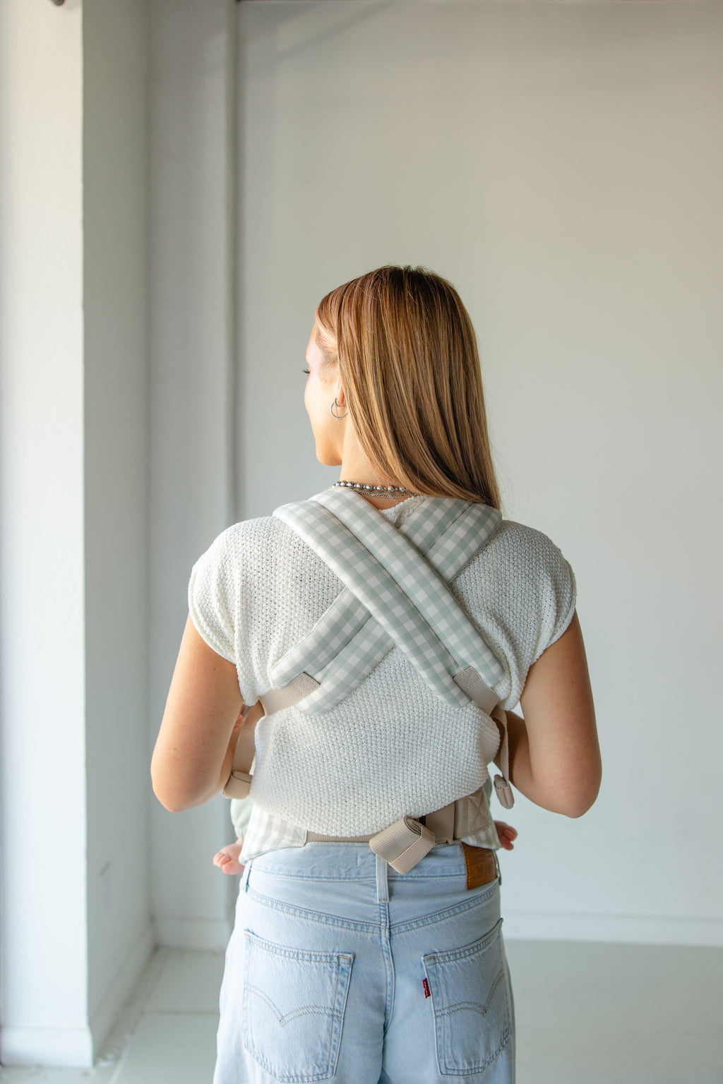 Coco Gingham - Baby Carrier With A Pocket