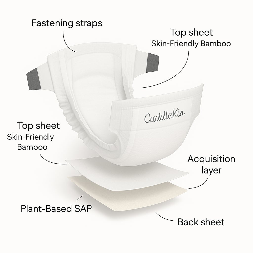 Cuddle-Kin Plant Diapers - Guaranteed Rash & Leak Free