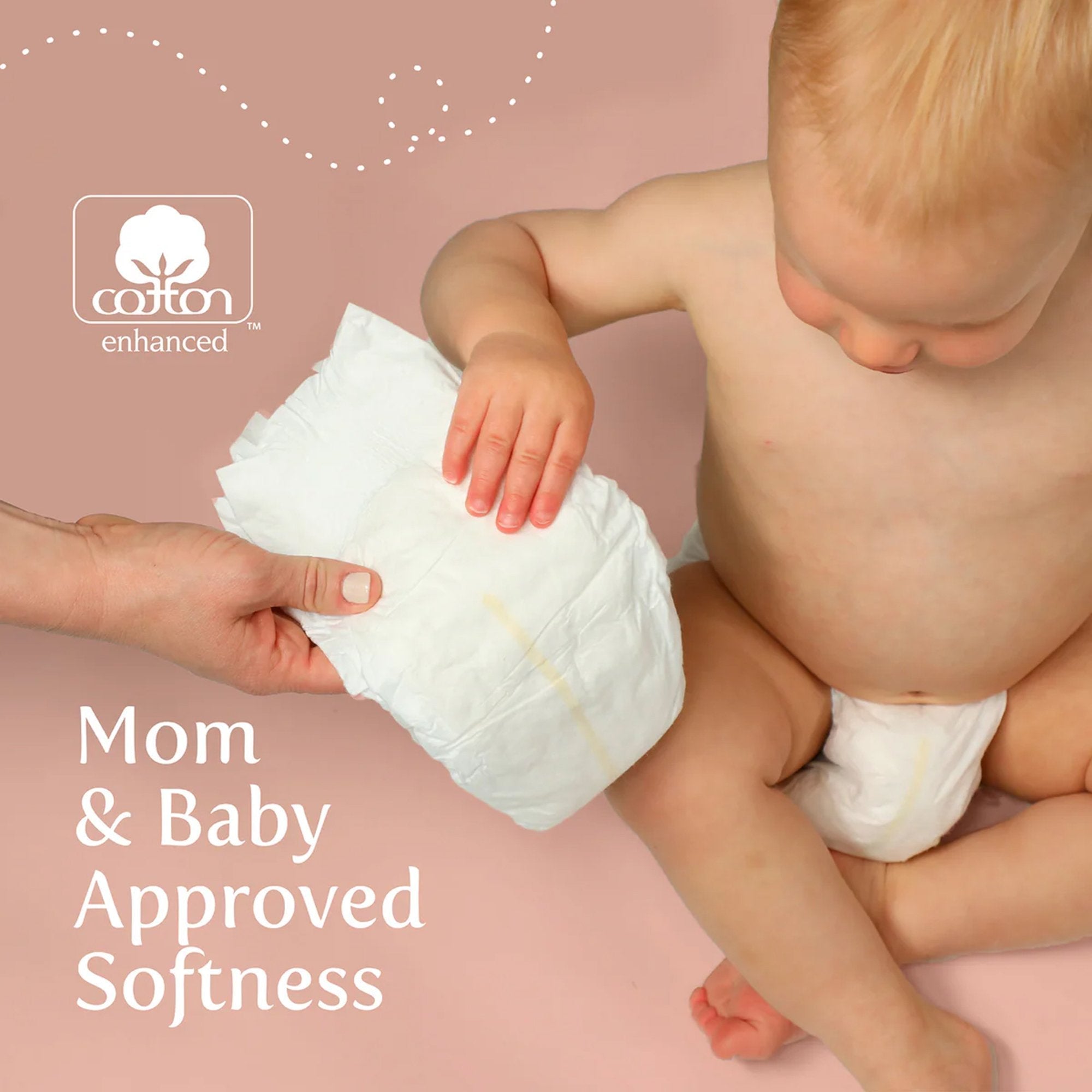 Earth & Eden Sensitive™ Baby Diapers, Size 6 for Babies Weighing 35 lbs. or More 10008050