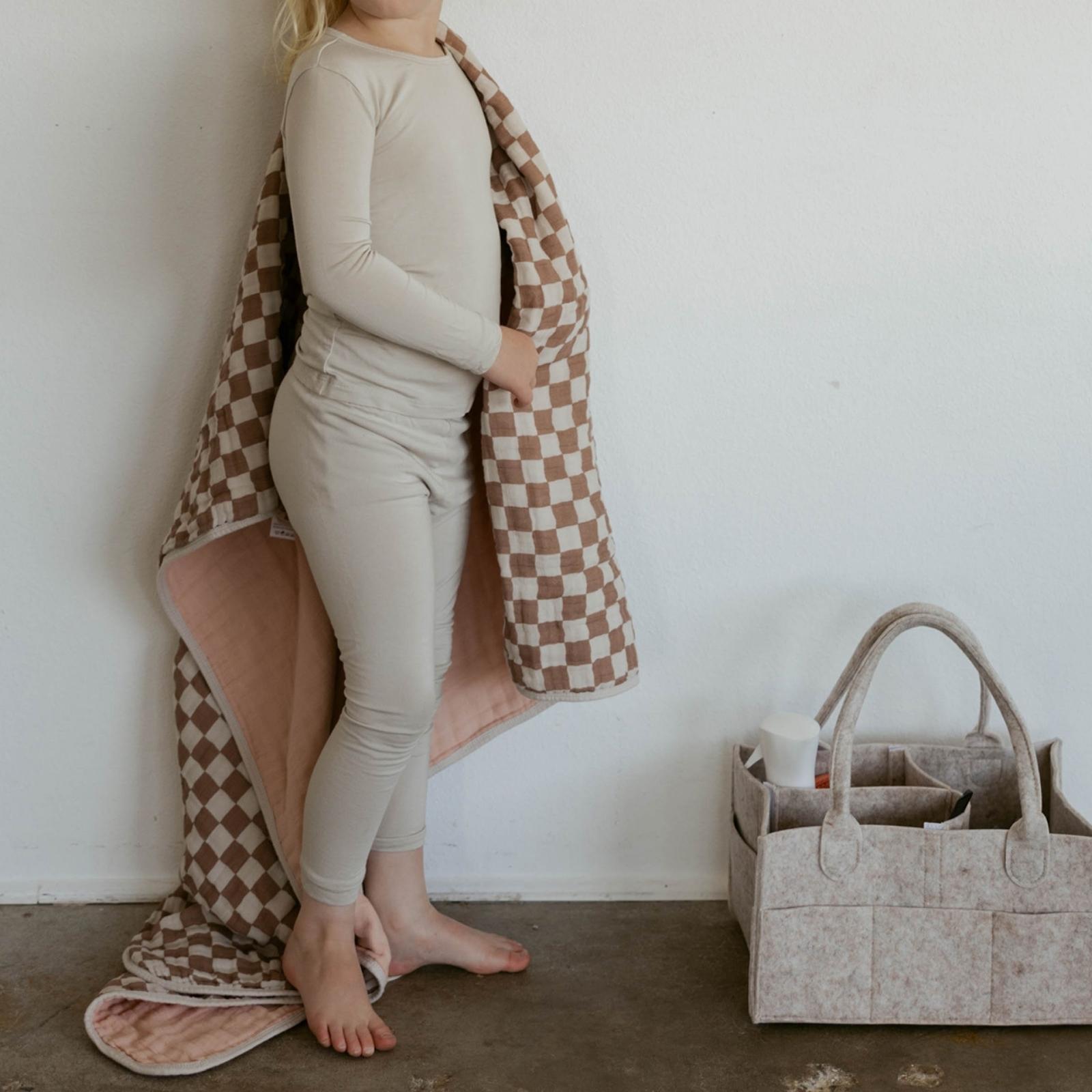 Rosewood Checker Quilt
